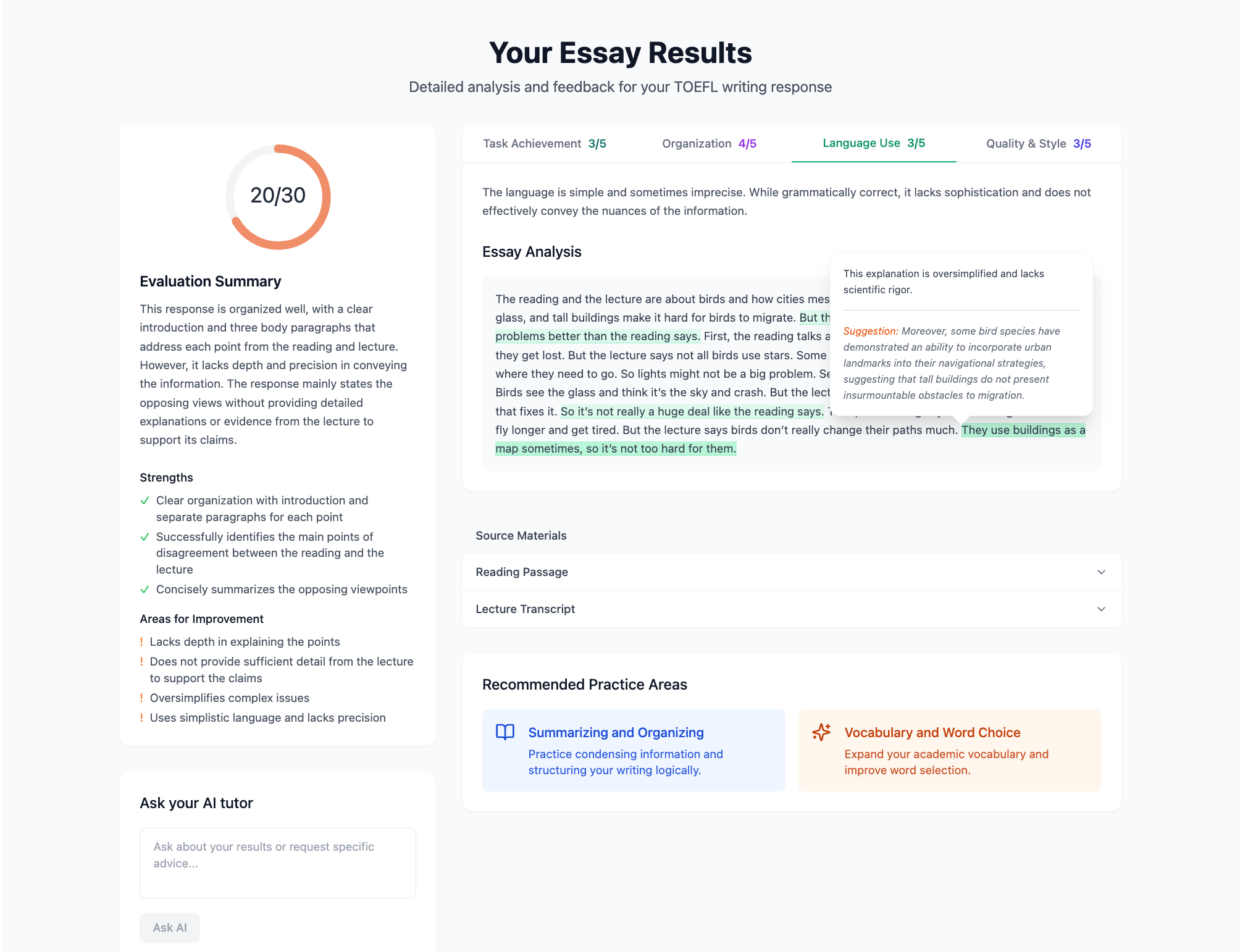 AI Grading Demo